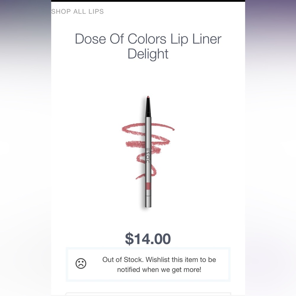 Dose of Color lip liner